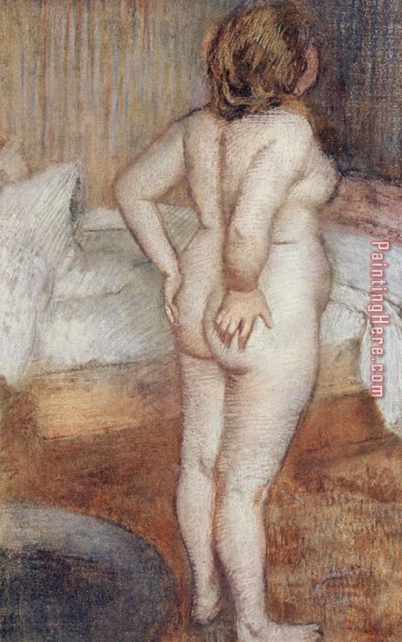 Edgar Degas Standing Nude